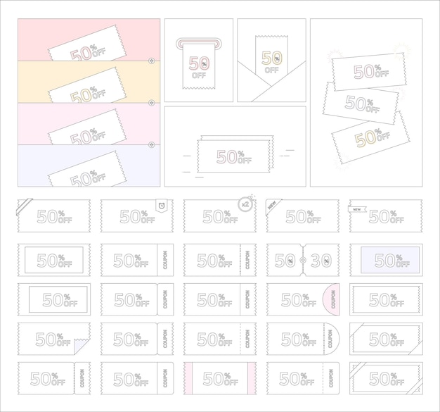 plansze z cenami i symbolami haftu